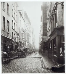 Rue de la Grande Truanderie, from the Rue Montorgueil, Paris, 1858-78
